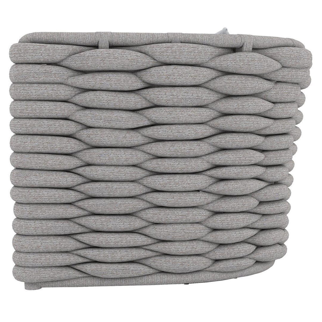 SwayLiving - Wailea Swivel Chair Grey Sock Weave Swivel Chair - OP2013S | SwayLiving