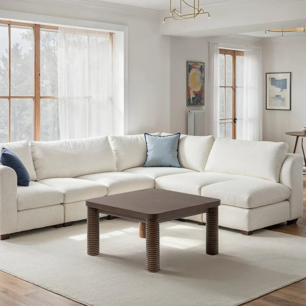 Luna 32" Square Coffee Table
