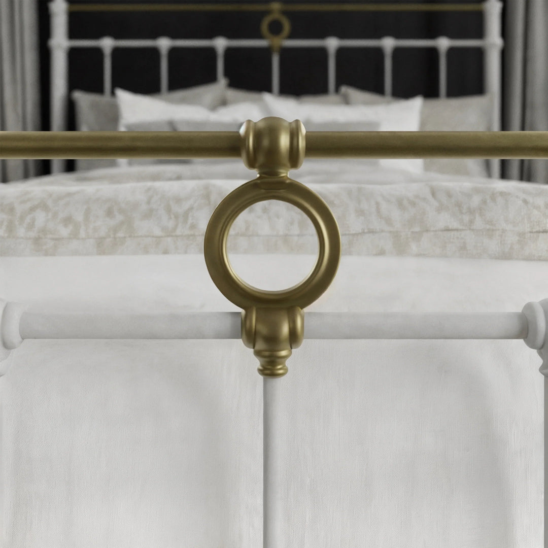 Misty White Finish w/ Milky Gold Accent