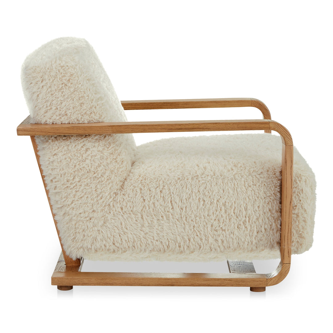 Cream Faux Fur