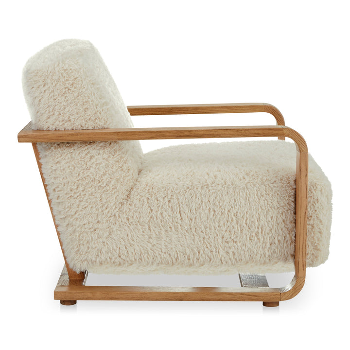 Cream Faux Fur
