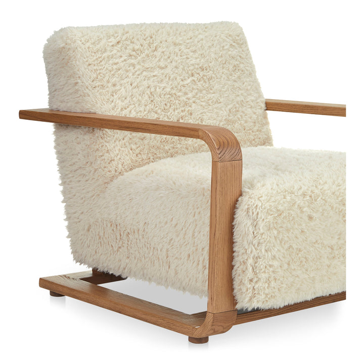 Cream Faux Fur