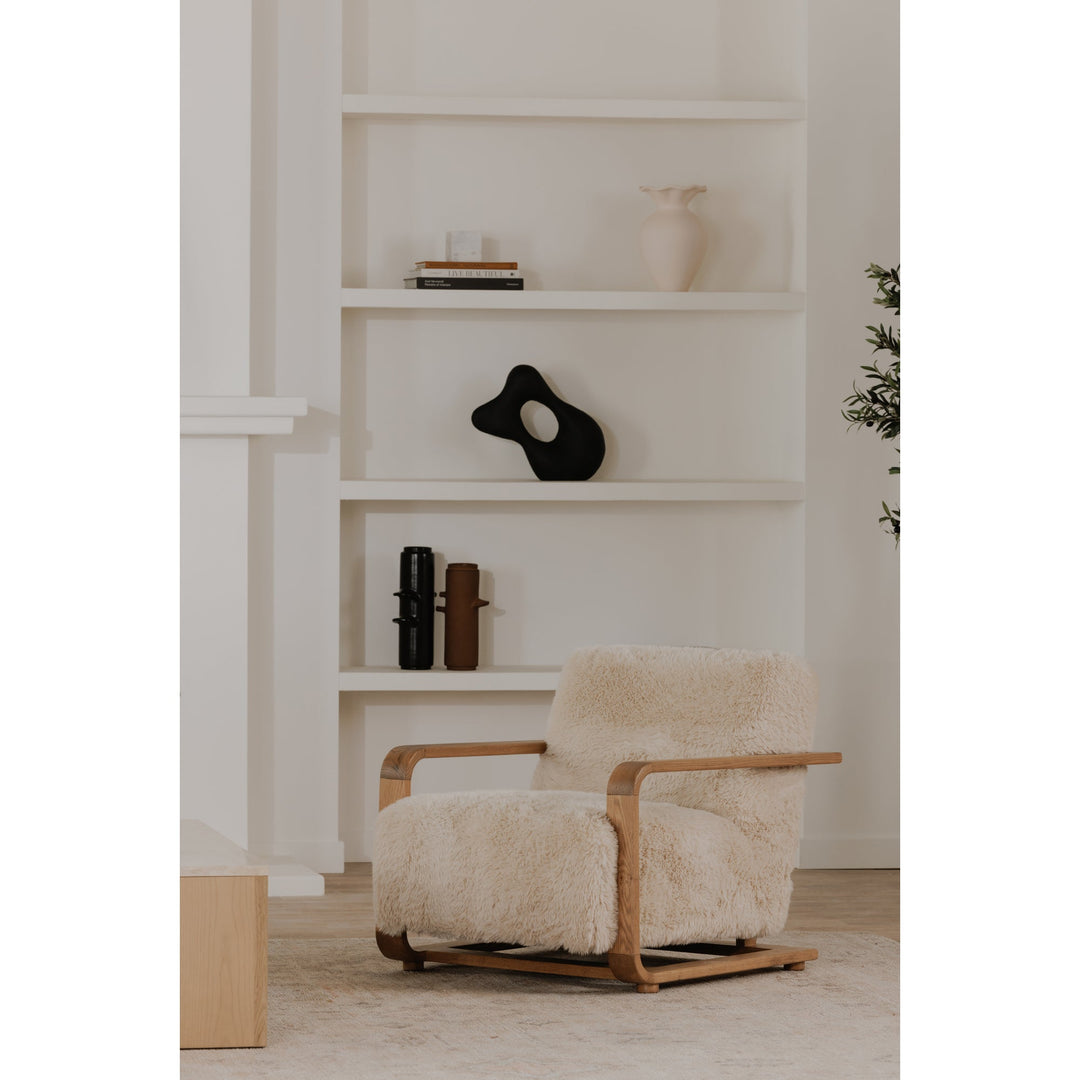 Cream Faux Fur