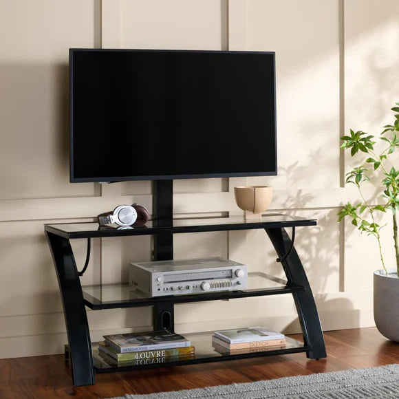Aiden 3-in-1 Flat Panel Media TV Stand