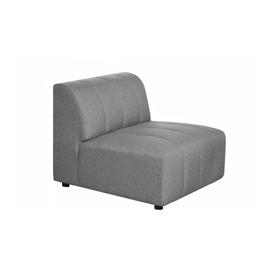 Lyric Slipper Chair Grey - SwayLiving