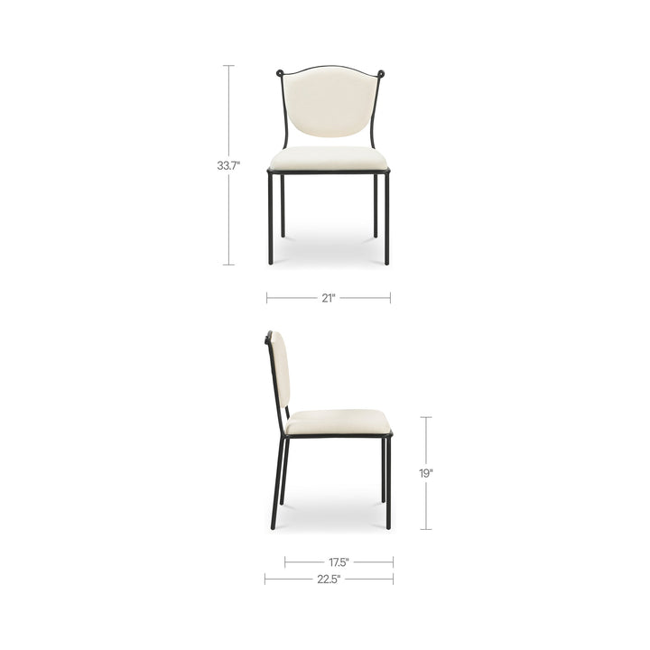 Ferris Dining Chair Cream
