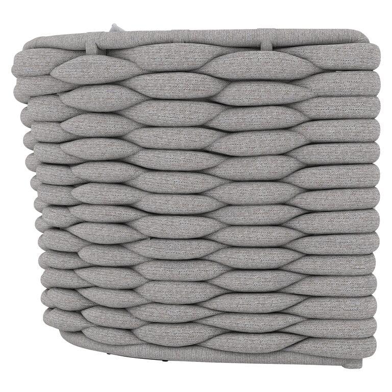 SwayLiving - Wailea Swivel Chair Grey Sock Weave Swivel Chair - OP2013S | SwayLiving