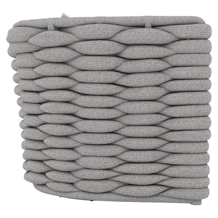 SwayLiving - Wailea Swivel Chair Grey Sock Weave Swivel Chair - OP2013S | SwayLiving