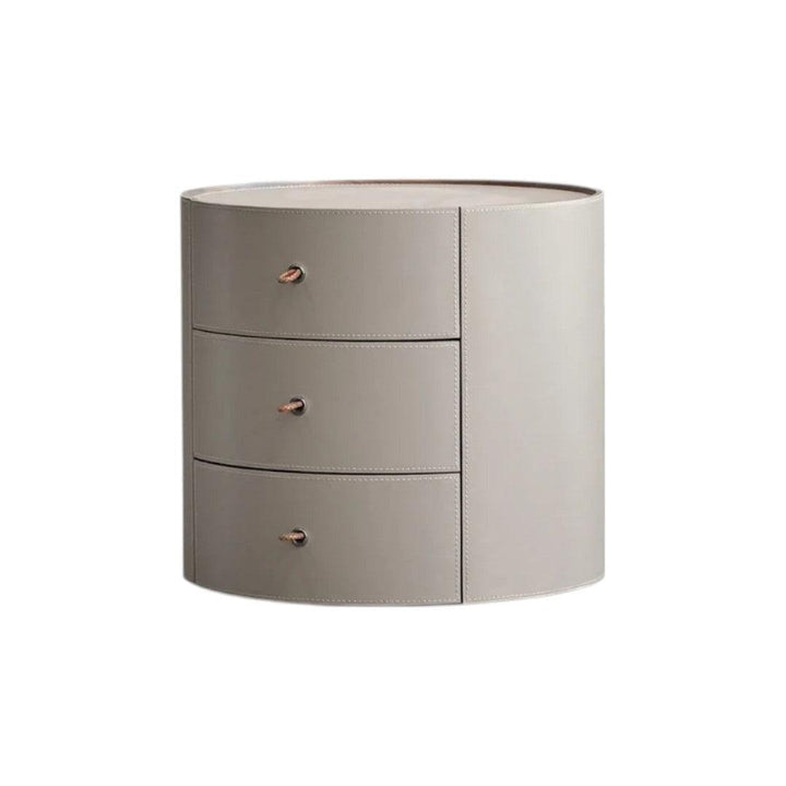 SwayLiving NERU Side Table Round 3-Drawer ACCENT TABLES