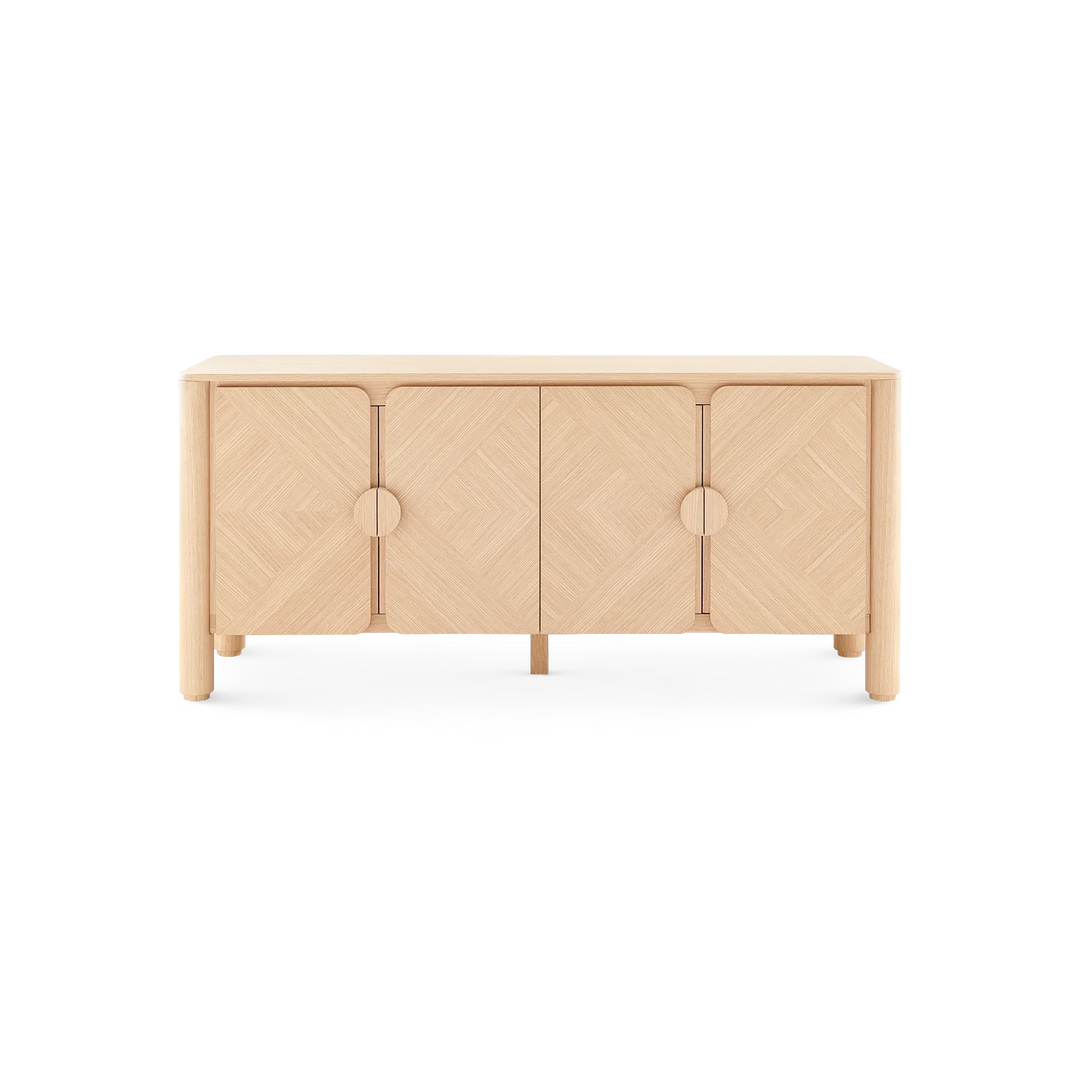 SwayLiving Nolan 4-Door Cabinet SIDEBOARDS + CREDENZAS