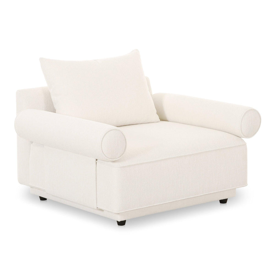 Rosello Arm Chair White - SwayLiving