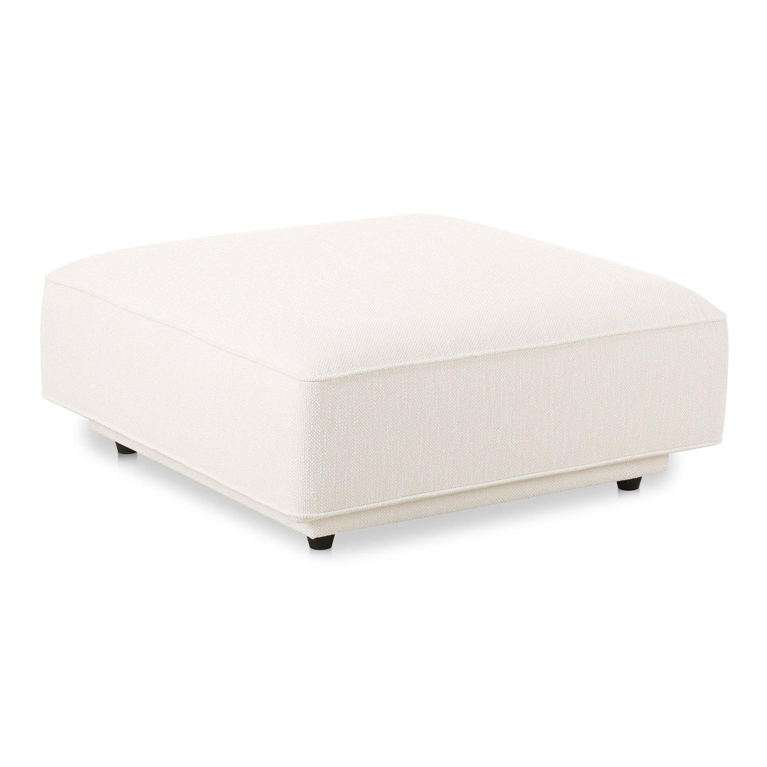 Rosello Ottoman White - SwayLiving