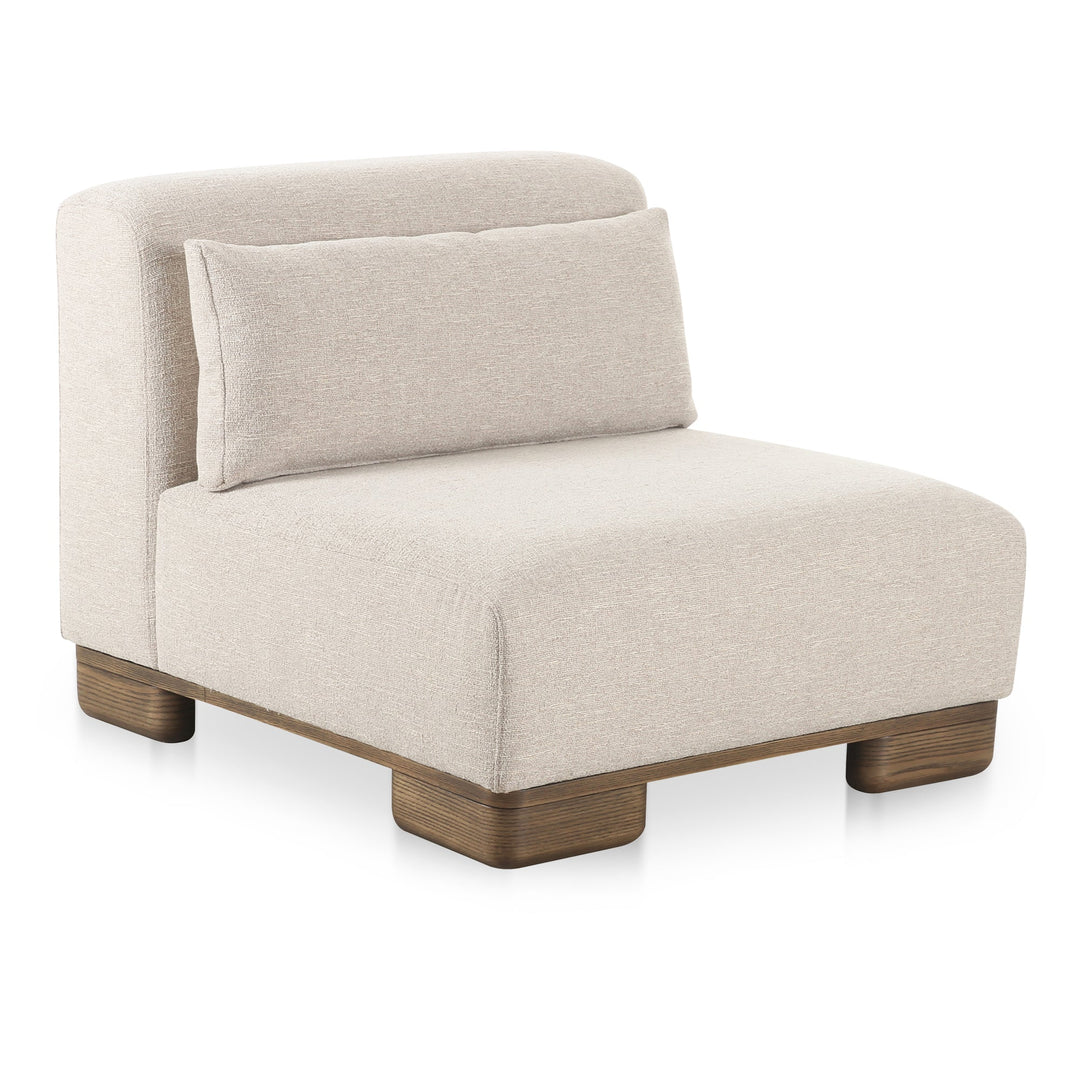 SwayLiving - June Slipper Chair Oatmeal - OA-1031-34 | SwayLiving