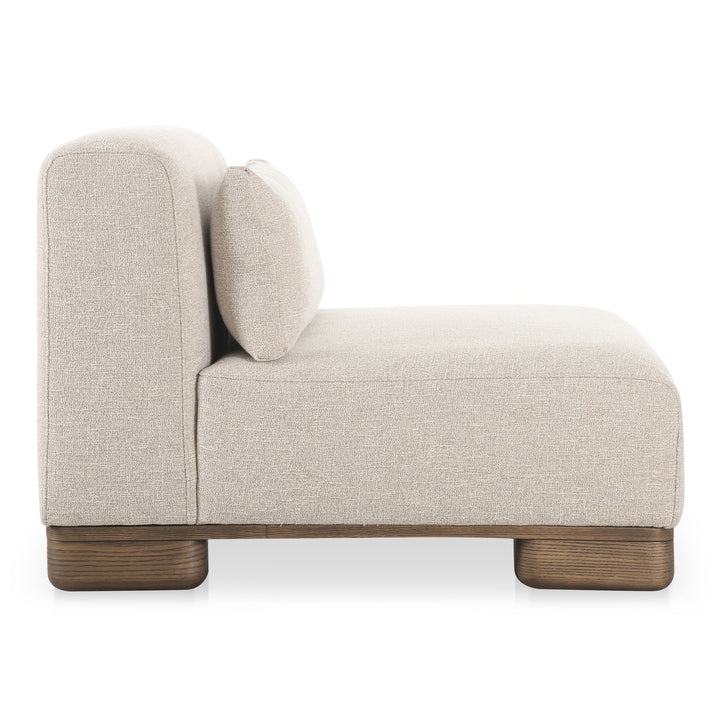 SwayLiving - June Slipper Chair Oatmeal - OA-1031-34 | SwayLiving