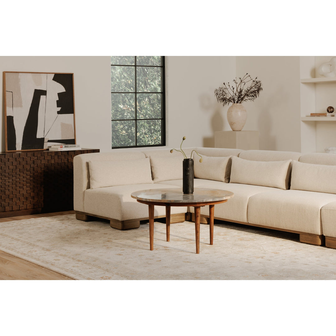 SwayLiving - June Sofa Oatmeal - OA-1032-34 | SwayLiving
