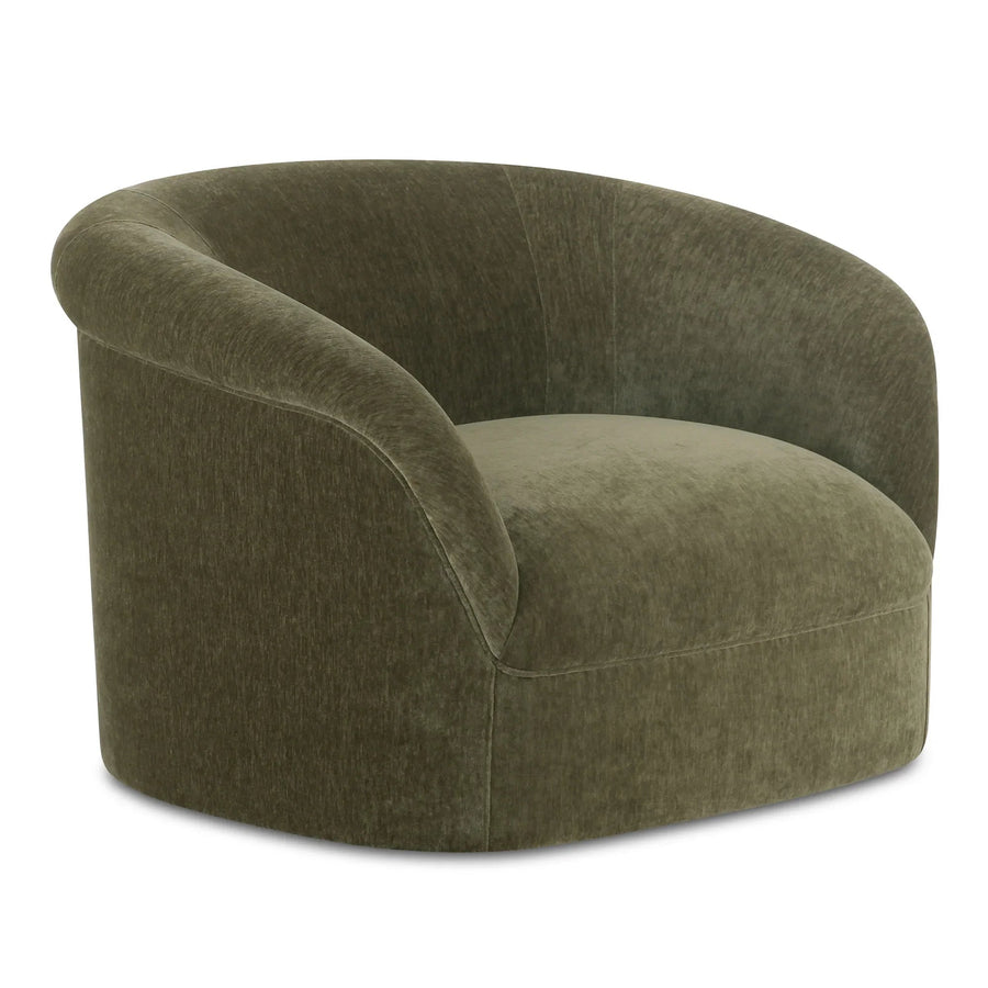 Thora Lounge Chair Dark Green - SwayLiving