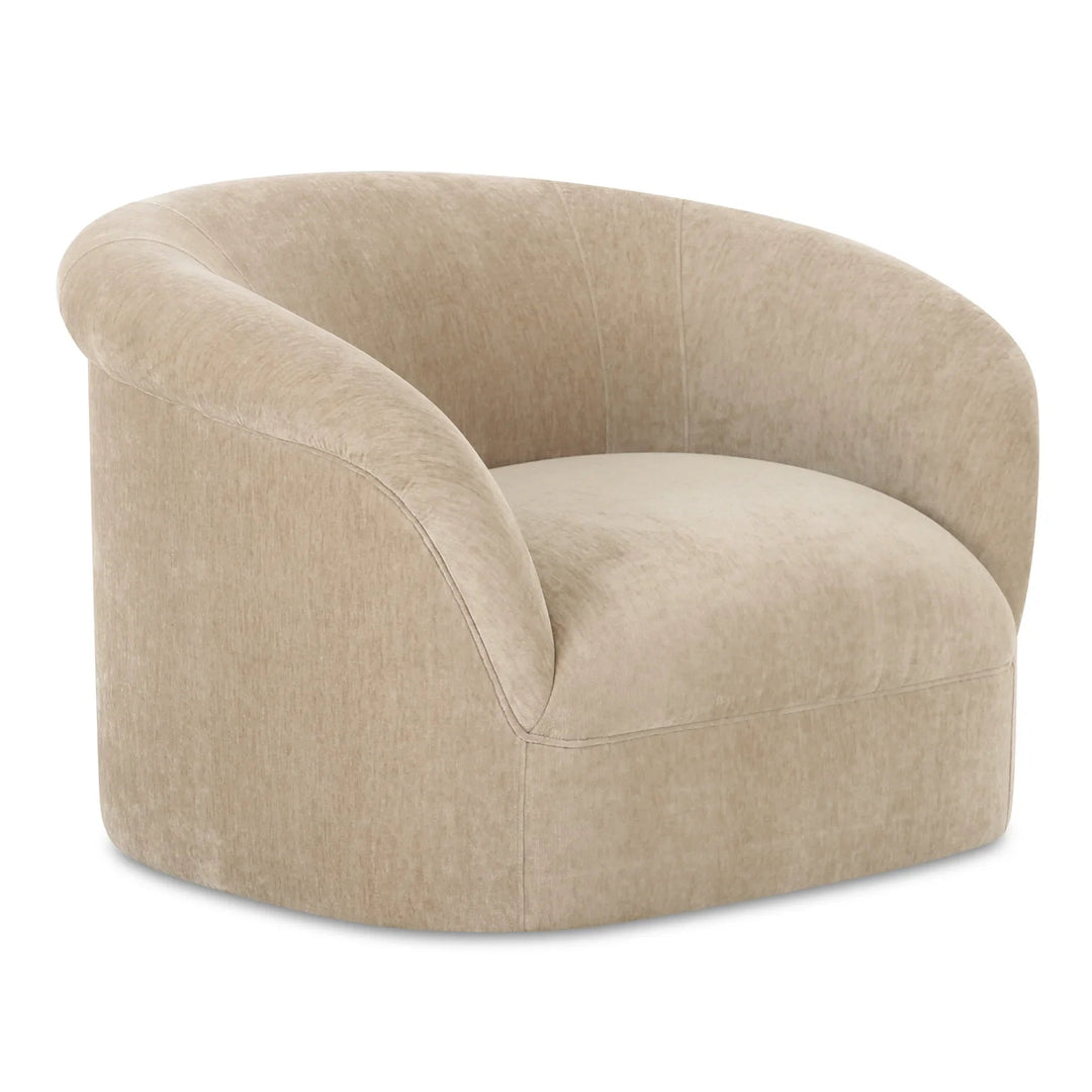 Thora Lounge Chair Beige - SwayLiving