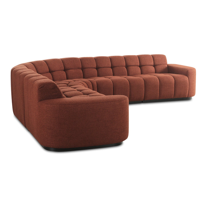 SwayLiving - Roman L-Shaped Sectional Rust - OA-1042-12-0 | SwayLiving
