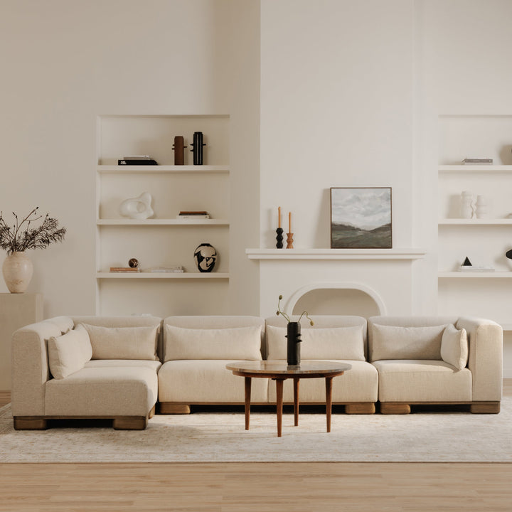 SwayLiving - June Modular Sofa Oatmeal - OA-1045-34 | SwayLiving