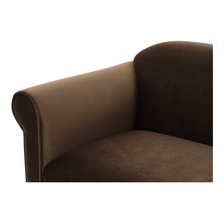 Brown Faux Mohair