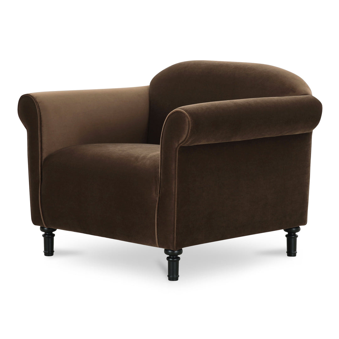 Brown Faux Mohair