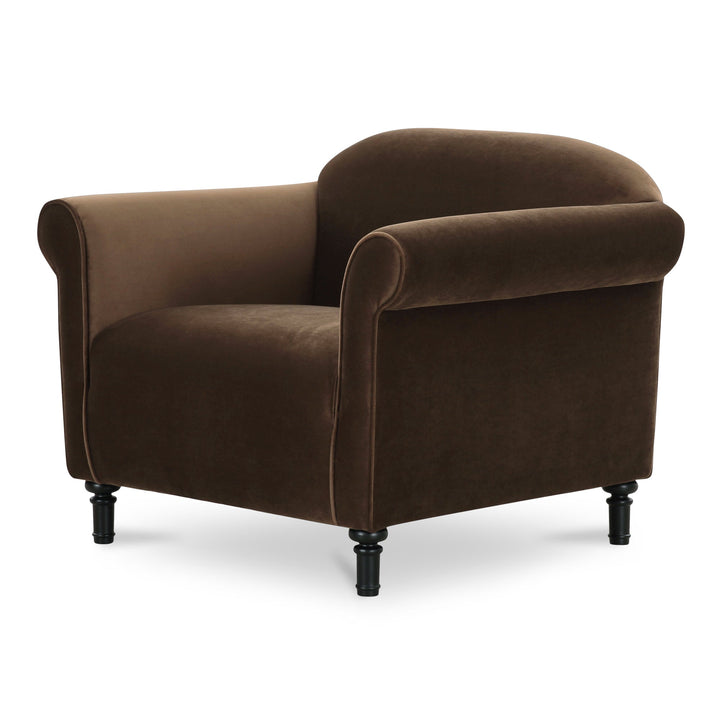 Brown Faux Mohair