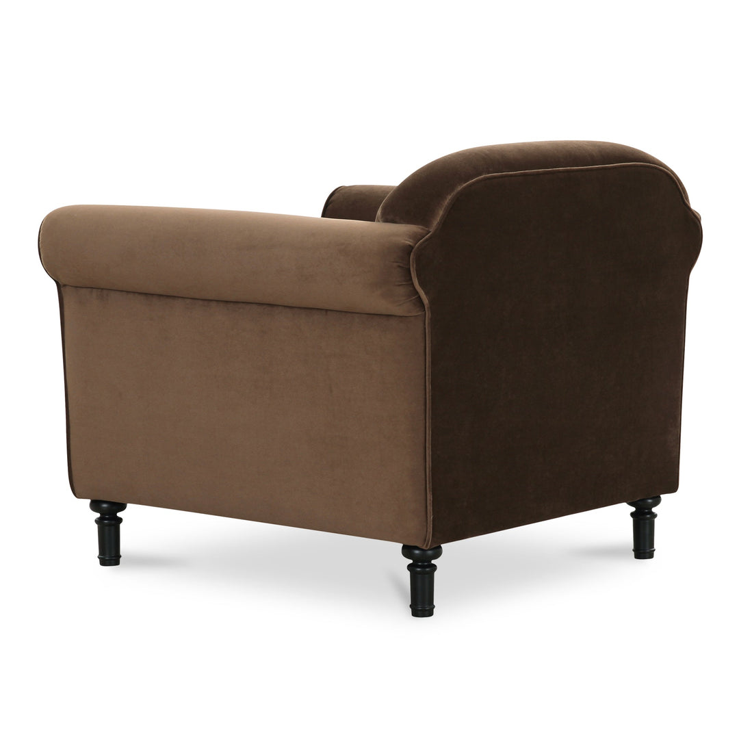 Brown Faux Mohair