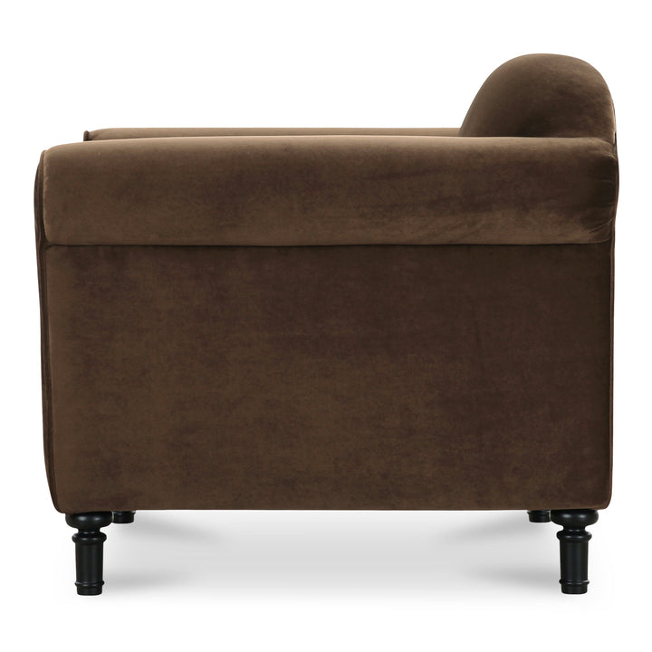 Brown Faux Mohair