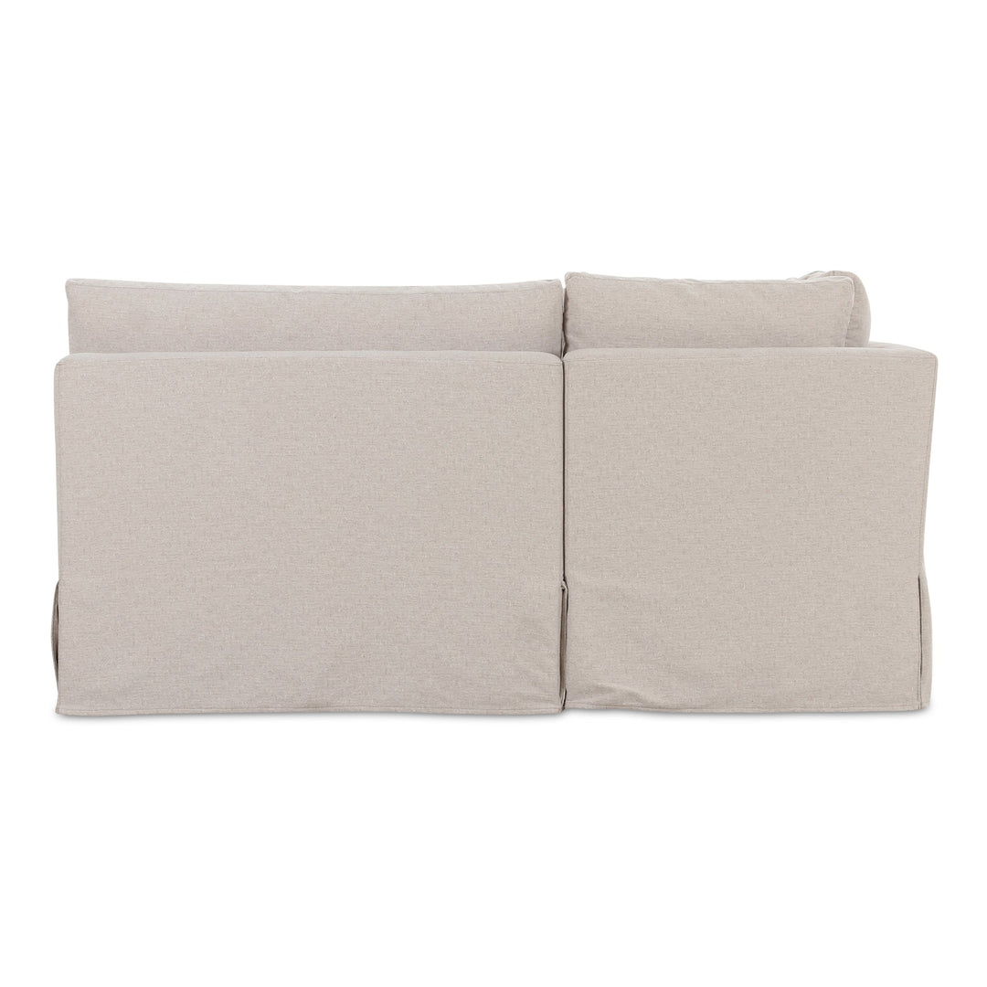 SwayLiving - Fable Slipcover Dining Banquette U-Shape Beige 168In - OA-1066-34 | SwayLiving