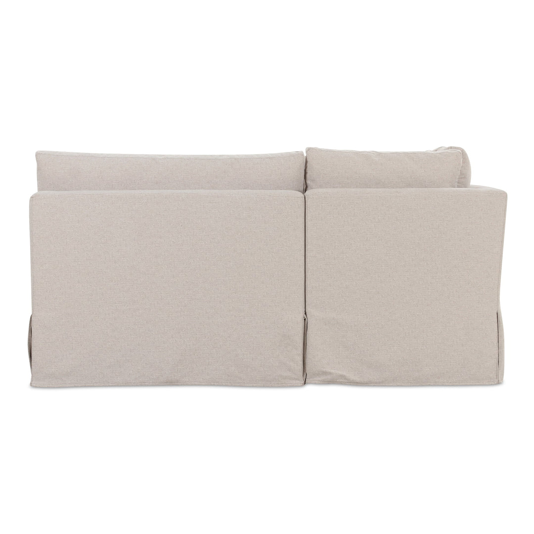 SwayLiving - Fable Slipcover Dining Banquette U-Shape Beige 121In - OA-1071-34 | SwayLiving