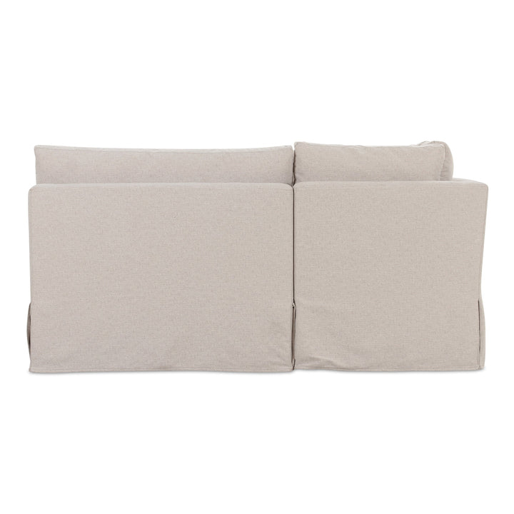 SwayLiving - Fable Slipcover Dining Banquette U-Shape Beige 121In - OA-1071-34 | SwayLiving