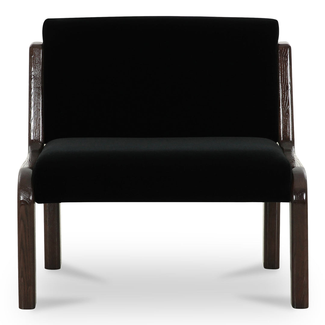 Black Faux Mohair