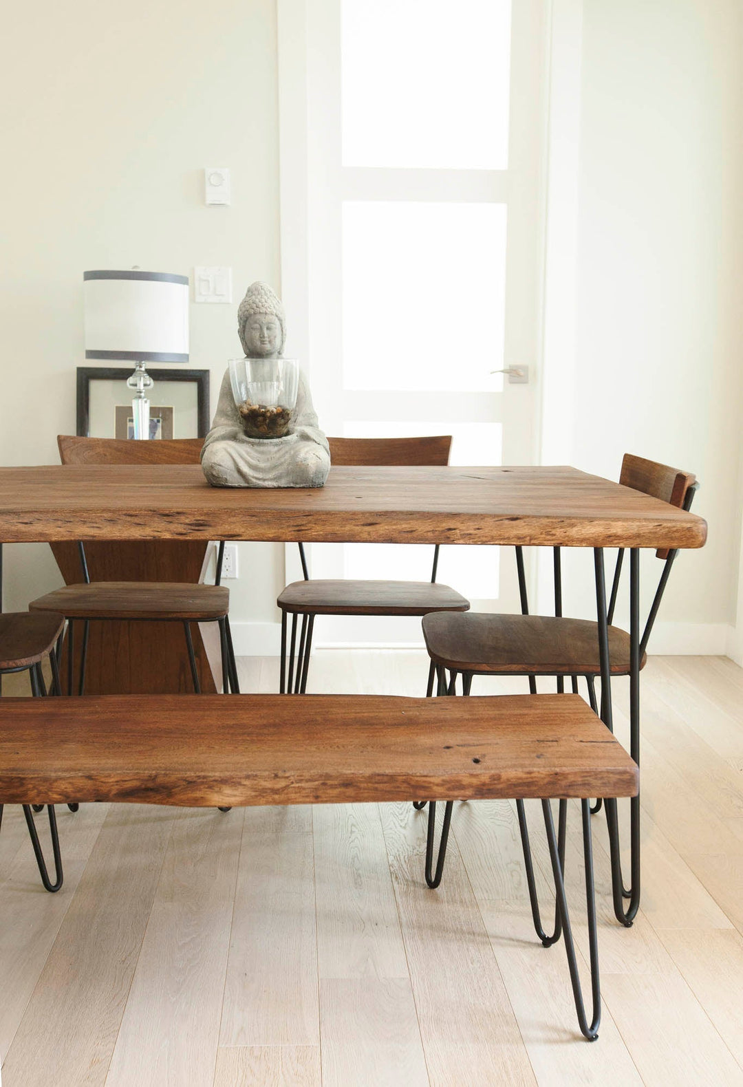 Organic Dining Table - Matte Brown
