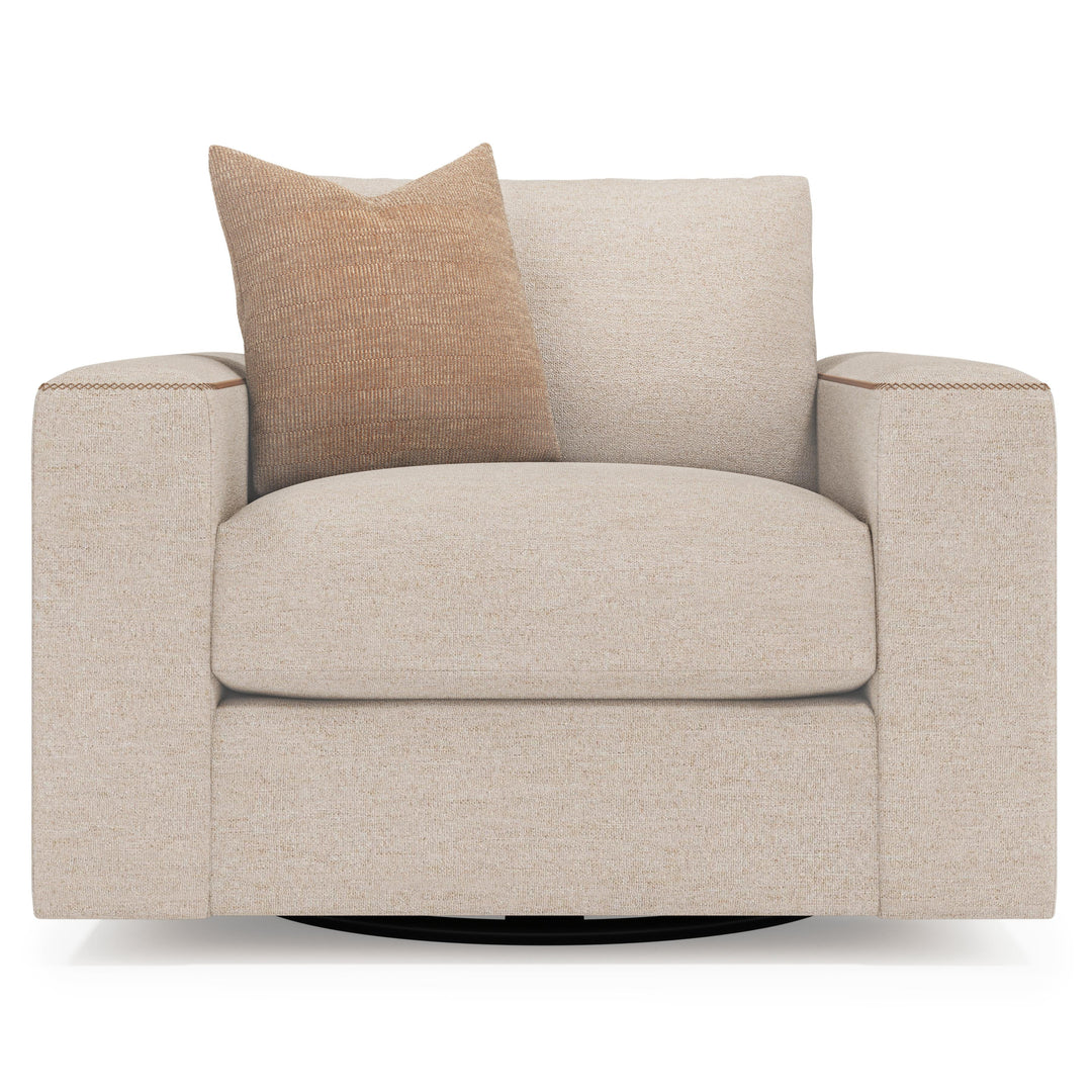 SwayLiving SwayLiving Vaughn Fabric Swivel Chair