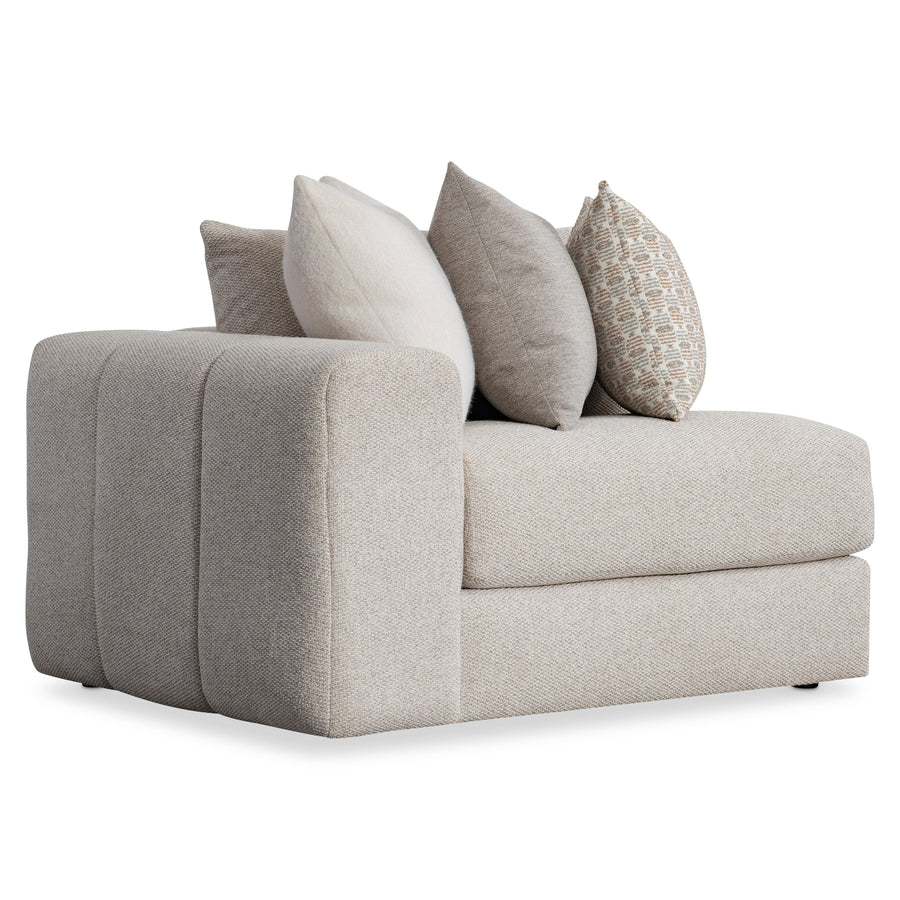 SwayLiving - Vista Fabric Left Arm Chair - Set of 2 - P4036A | SwayLiving