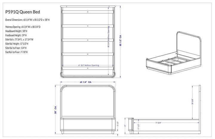 SwayLiving SwayLiving Reveal Queen Bed