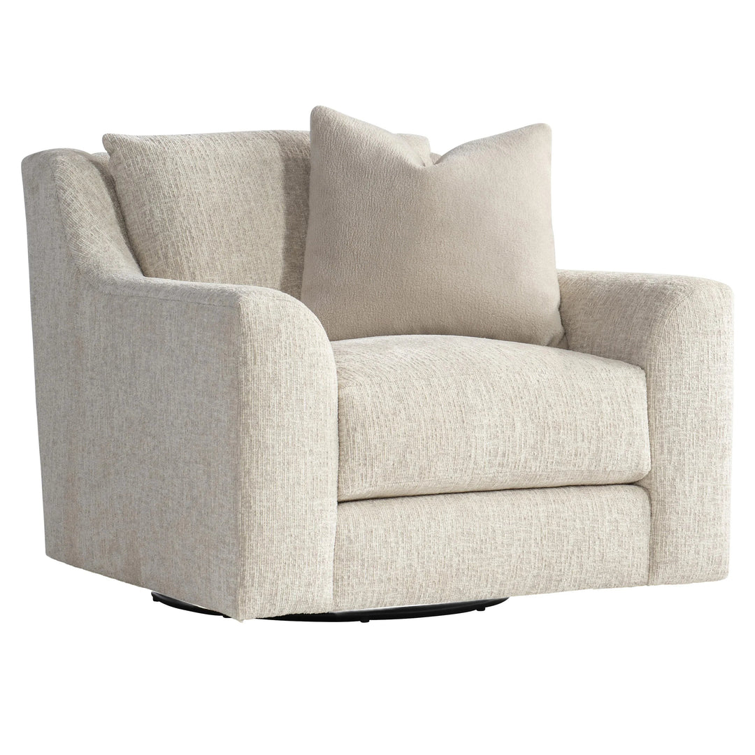SwayLiving - Gabi Fabric Swivel Chair - P7082SA | SwayLiving