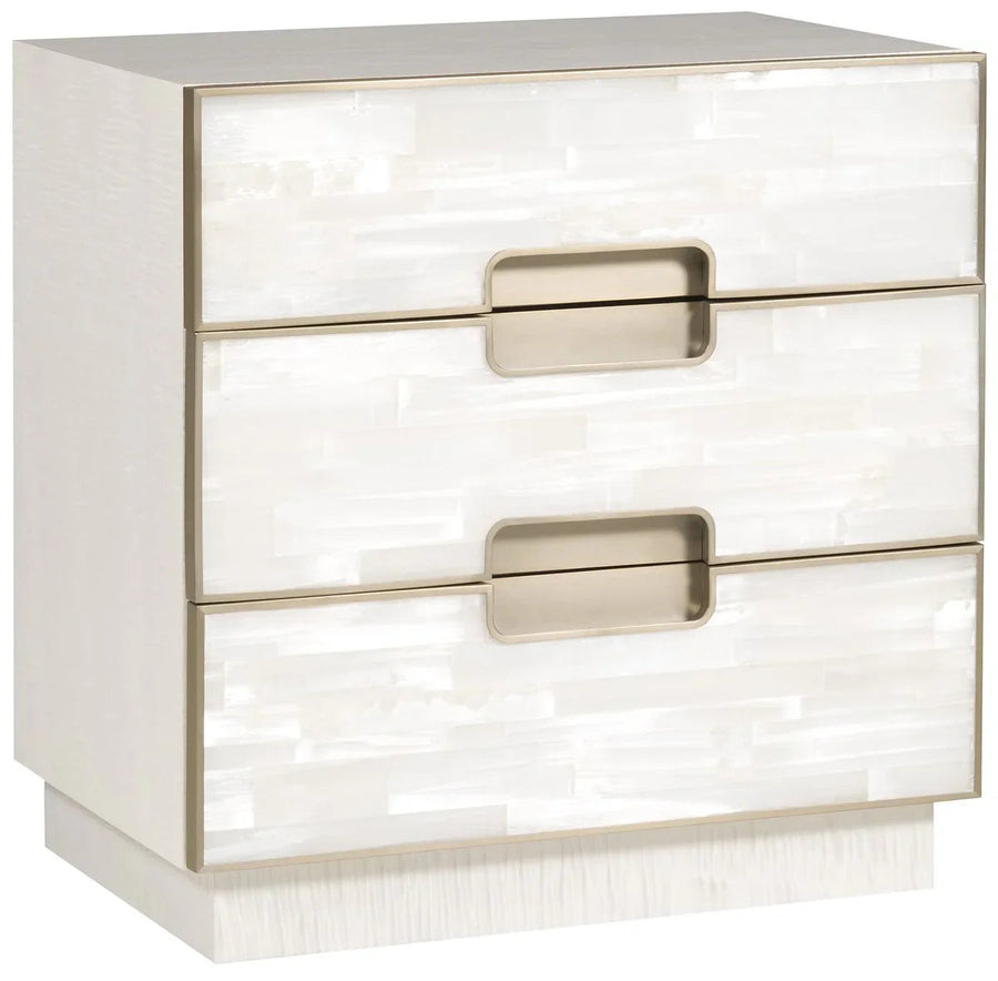 SwayLiving SwayLiving Splendor Selenite Nightstand Small
