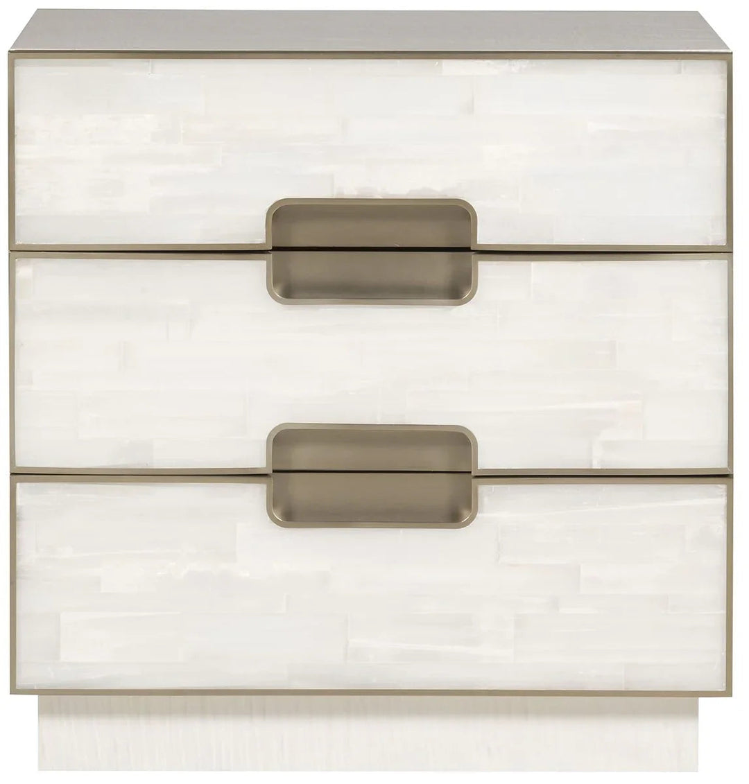 SwayLiving SwayLiving Splendor Selenite Nightstand Small