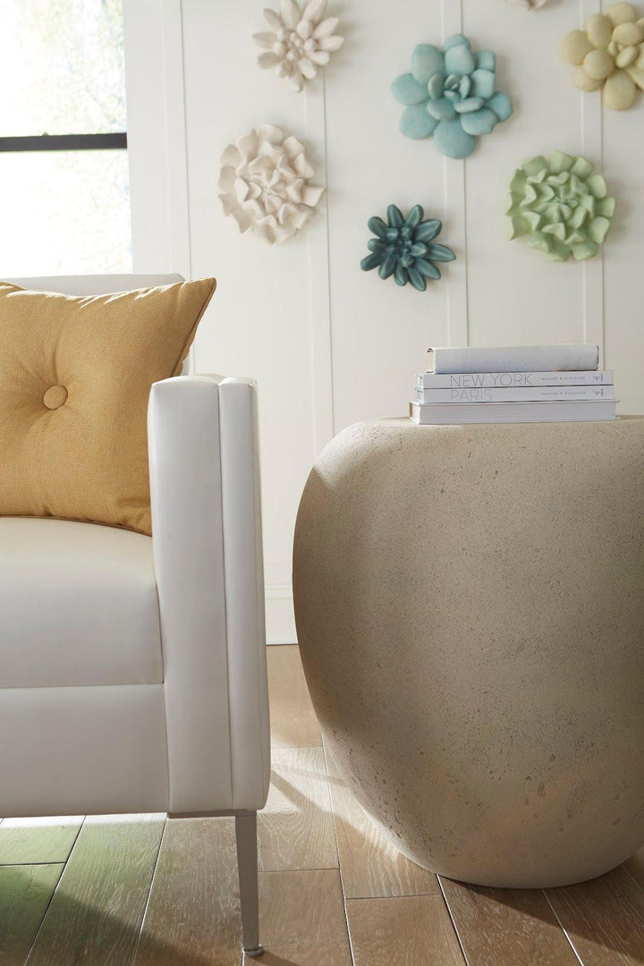 SwayLiving River Stone Side Table, Roman Stone ACCENT TABLES