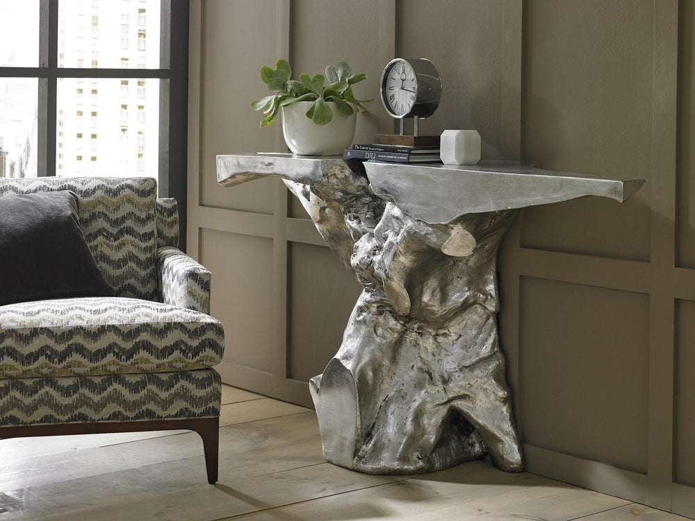 SwayLiving Crown Console, Silver Leaf CONSOLE TABLES