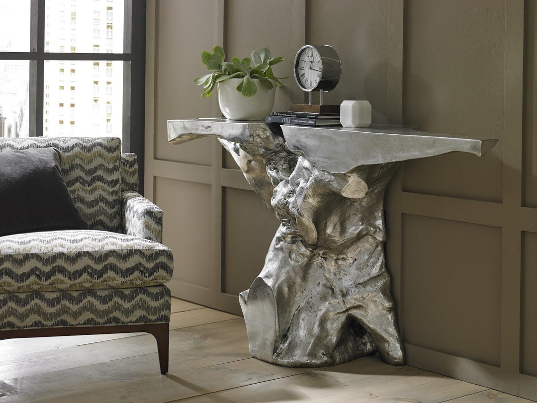 SwayLiving Crown Console, Silver Leaf CONSOLE TABLES