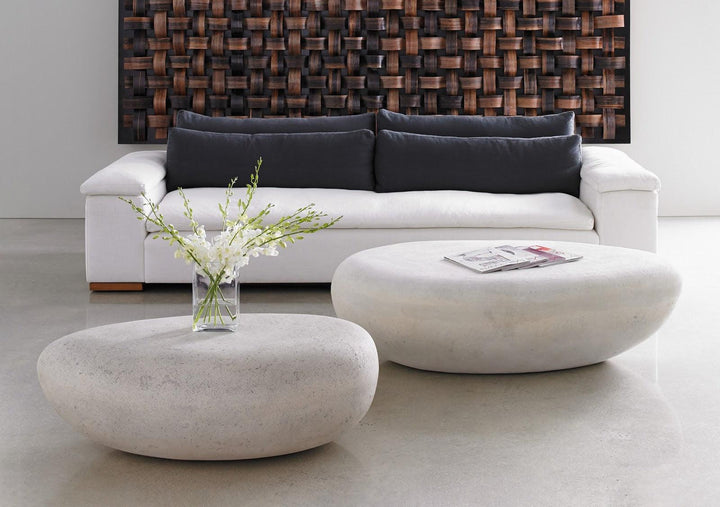 SwayLiving River Stone Coffee Table, Small, Roman Stone Finish COFFEE TABLES