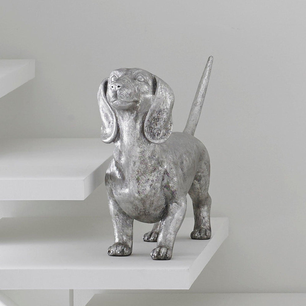 SwayLiving Dachshund, Silver Leaf DECORATIVE OBJECTS