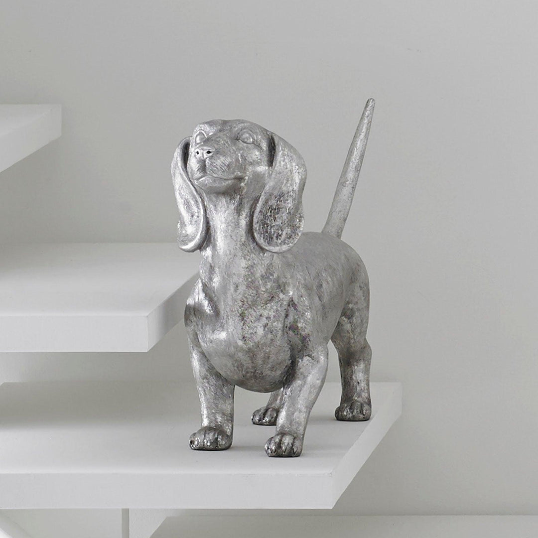 SwayLiving Dachshund, Silver Leaf DECORATIVE OBJECTS