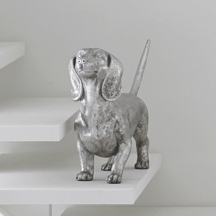 SwayLiving Dachshund, Silver Leaf DECORATIVE OBJECTS