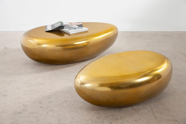 SwayLiving River Stone Coffee Table, Small, Liquid Gold COFFEE TABLES