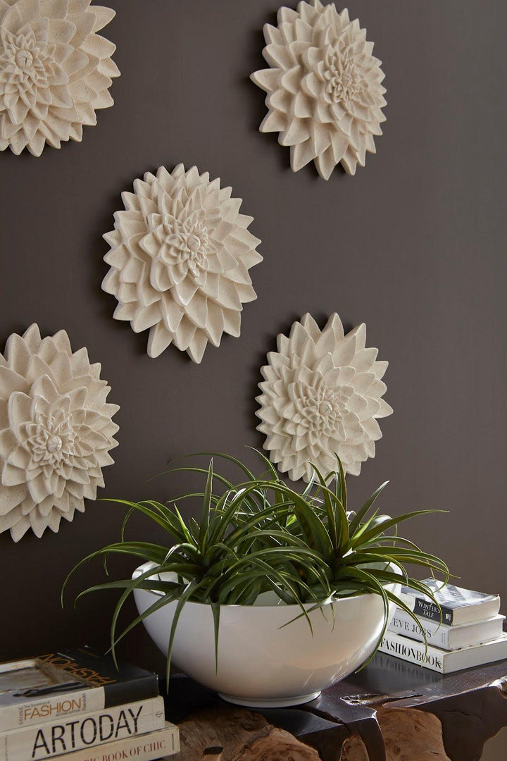SwayLiving Sulu Bowl, Gel Coat White DECORATIVE TRAYS, PLATES, + BOWLS