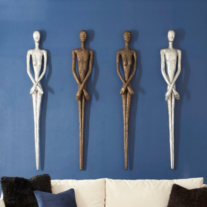 SwayLiving Lloyd Wall Sculpture, Resin, Bronze Finish WALL ACCENTS