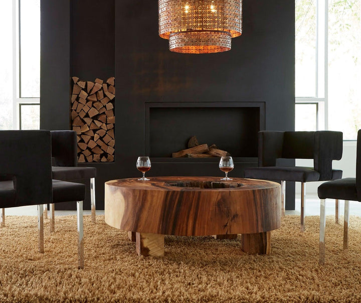 SwayLiving Raffia Dining Chair, Black, Stainless Steel Legs - Set of 2 DINING CHAIRS